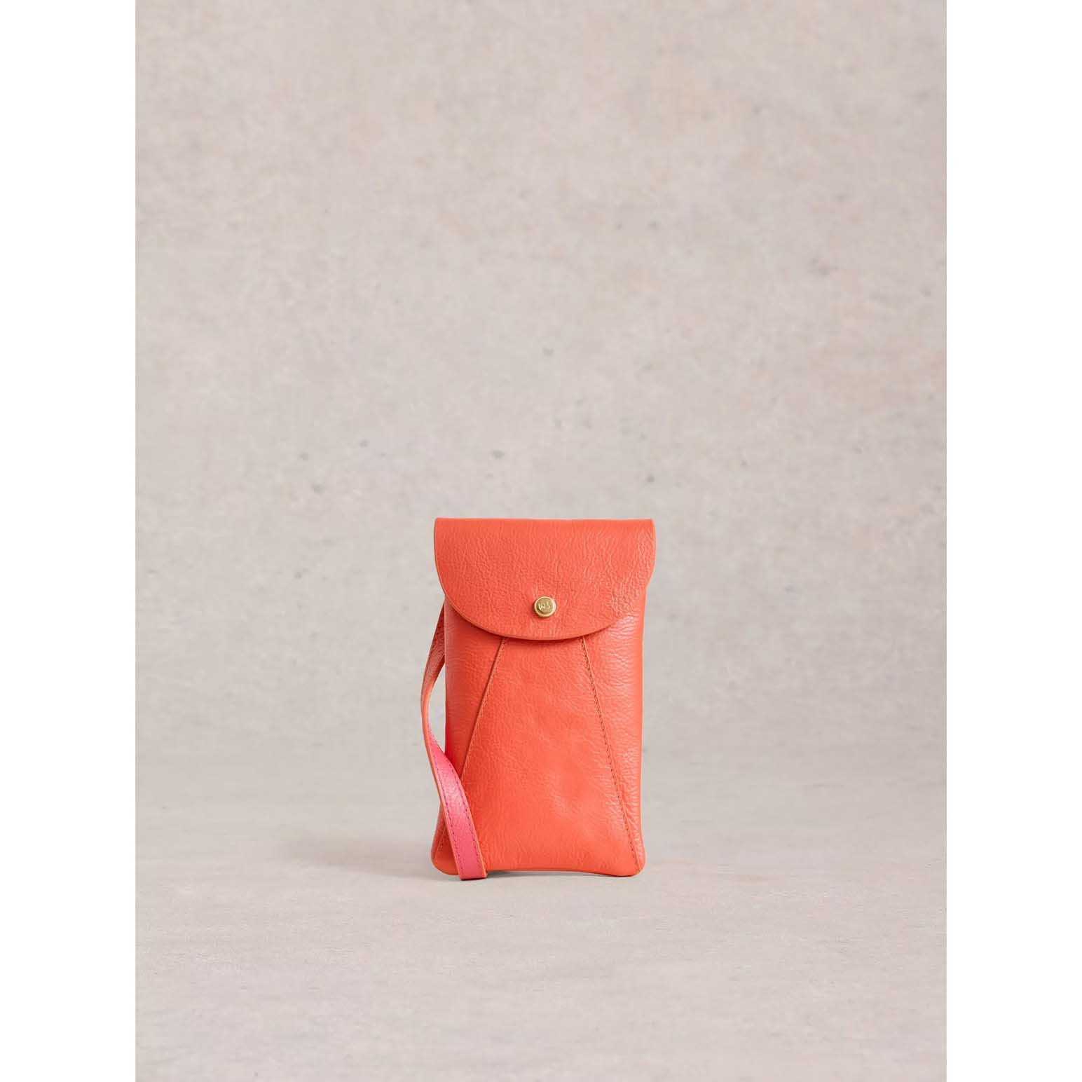 White Stuff Coco Leather Phone Bag